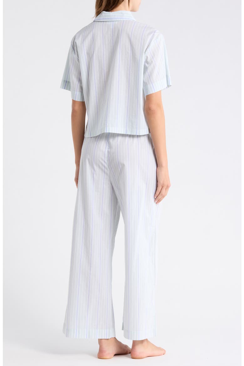 Lightweight Cotton Pajamas, Alternate, color, BLUE- BLUE JULIANA STRIPE