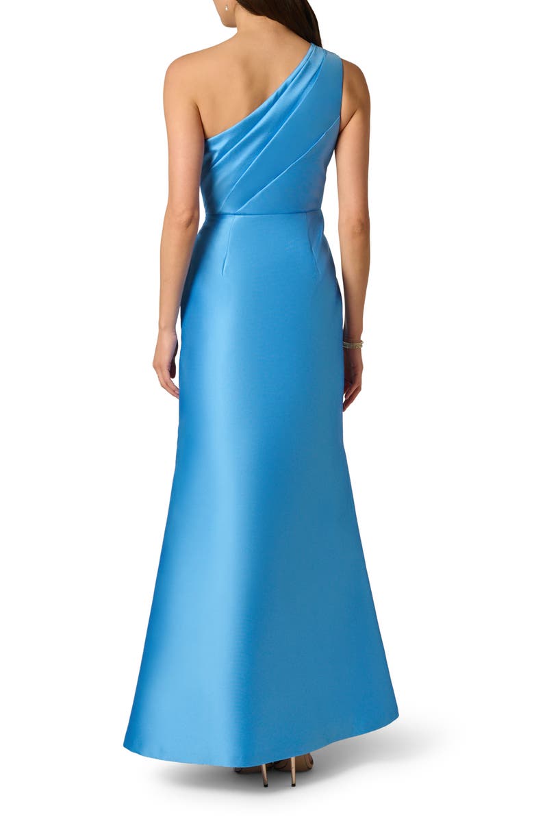 Adrianna Papell One-Shoulder Mikado Gown, Alternate, color, 