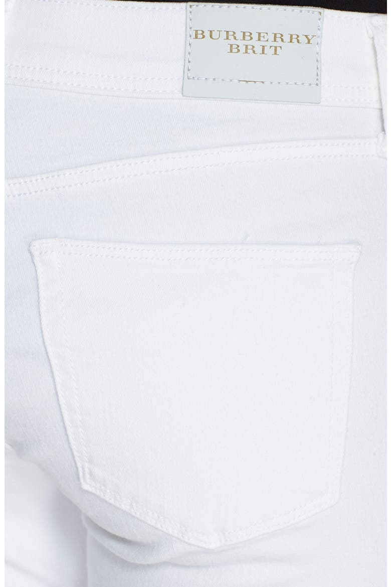 Stretch Skinny Jeans, Alternate, color, WHITE