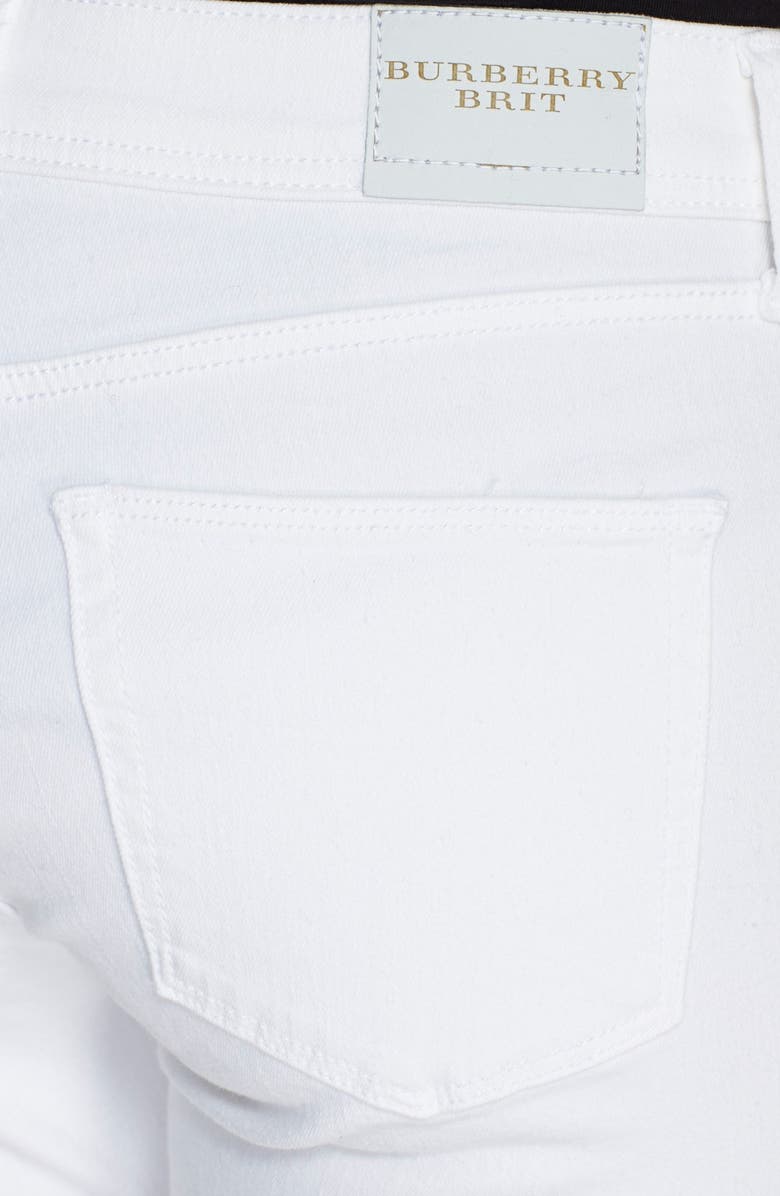 Burberry Brit Stretch Skinny Jeans, Alternate, color,