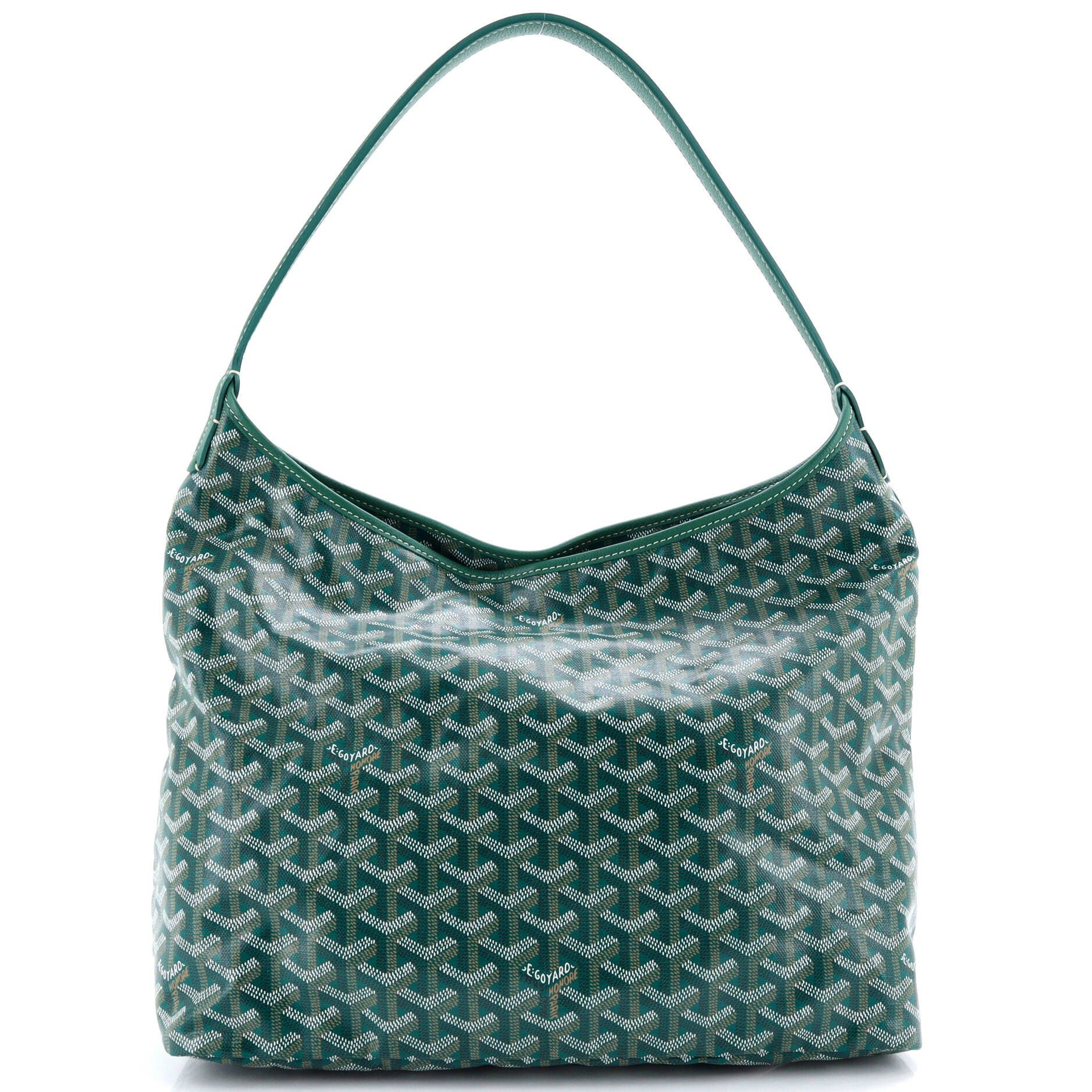 Pre-Owned Goyard Boheme Hobo Coated Canvas, Alternate, color, 