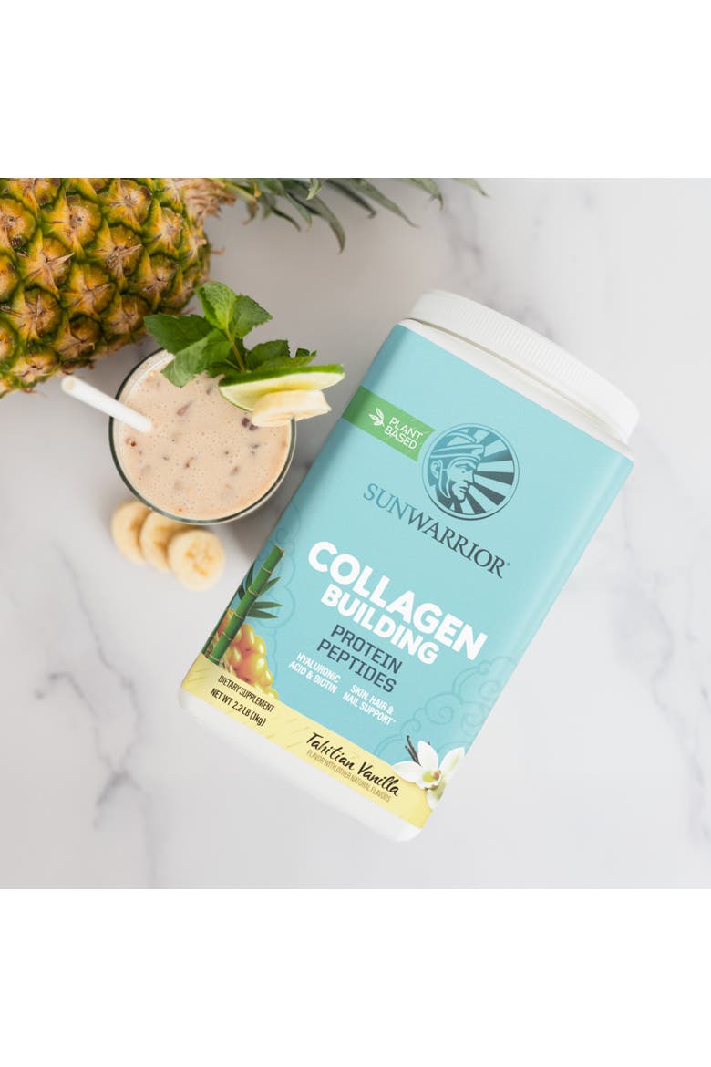 Collagen Building Protein Peptides Powder, Tahitian Vanilla, 1kg, Alternate, color, No Color