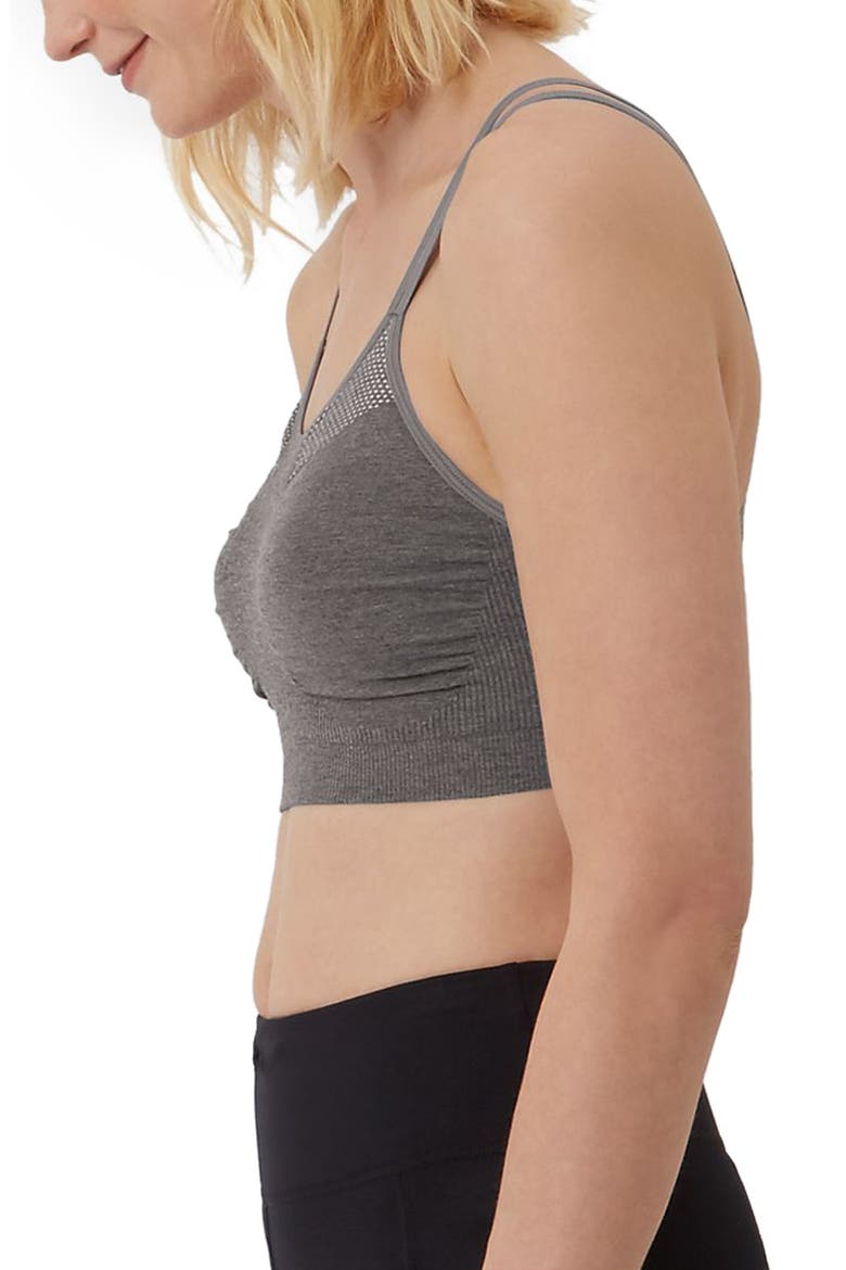 Brahma Padded Yoga Bra, Alternate, color, CHARCOAL MARLDNU