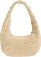 Mansur Gavriel Mini Gnocchi Faux Shearling Hobo Bag