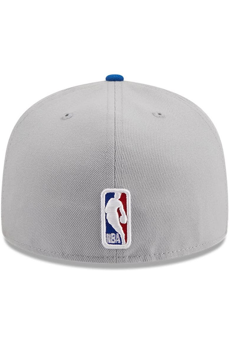 Men's New Era Gray/Blue Orlando Magic Tip-Off Two-Tone 59FIFTY Fitted Hat, Alternate, color, Gray