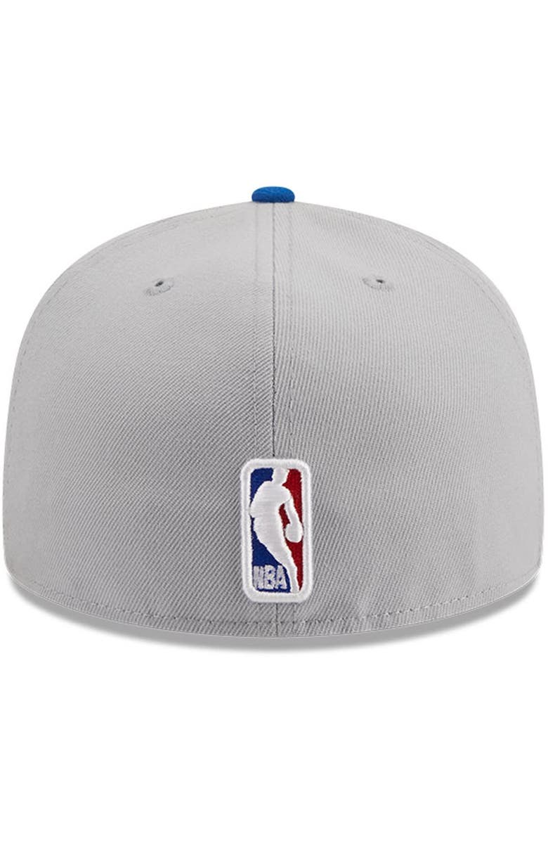 New Era Men's New Era Gray/Blue Orlando Magic Tip-Off Two-Tone 59FIFTY Fitted Hat, Alternate, color,