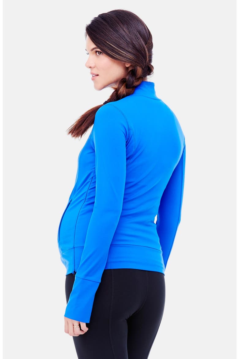 Active Maternity Jacket, Alternate, color, COBALT BLUE