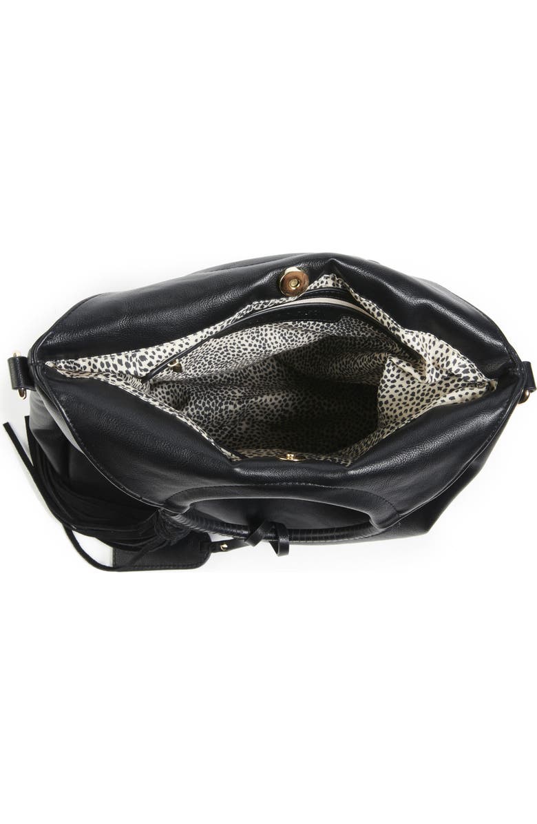 Sole Society Faux Leather Bracelet Bag, Alternate, color,