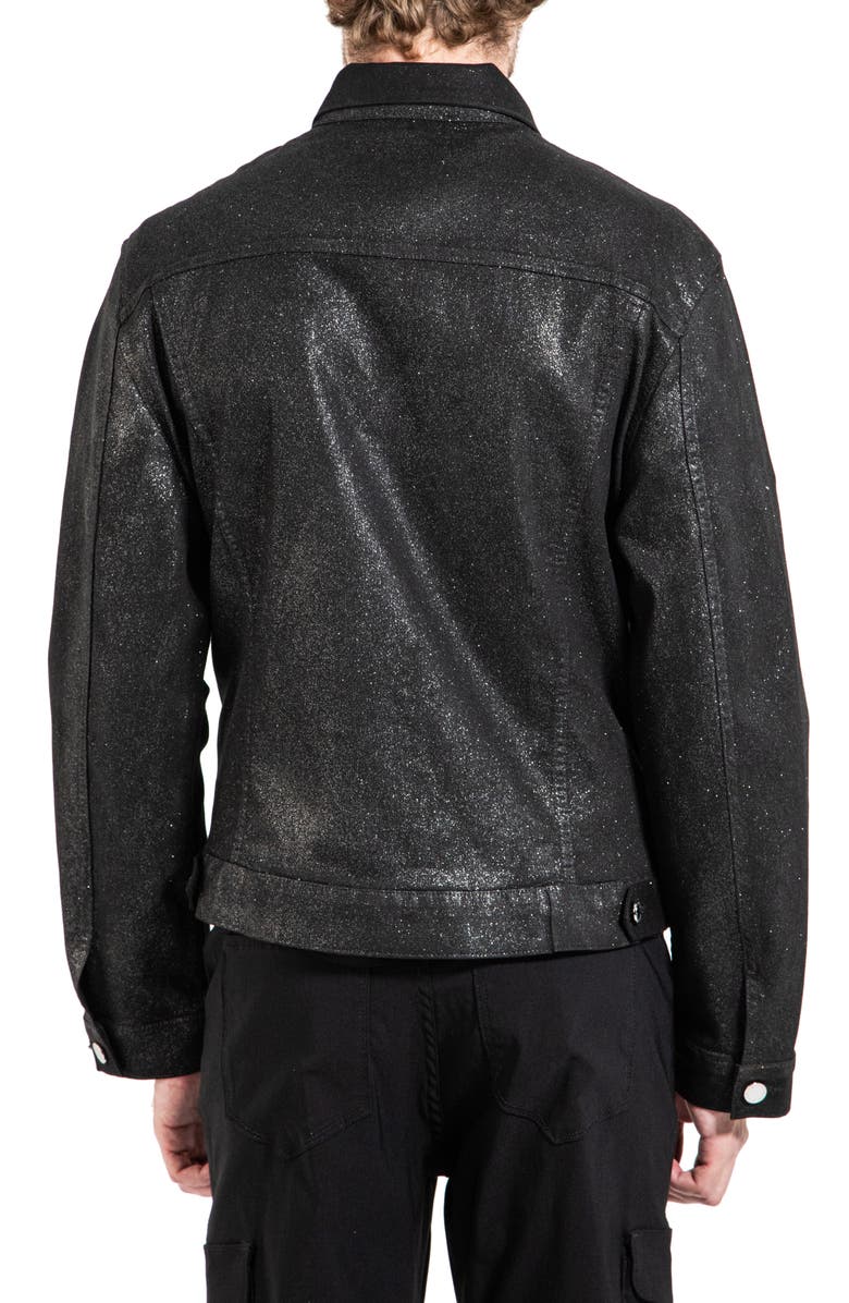 Monfrère Skyfall Glitter Denim Jacket, Alternate, color, 