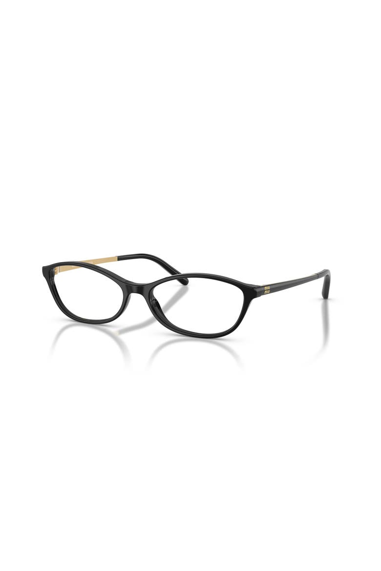 54mm Oval optical glasses, Main, color, Black