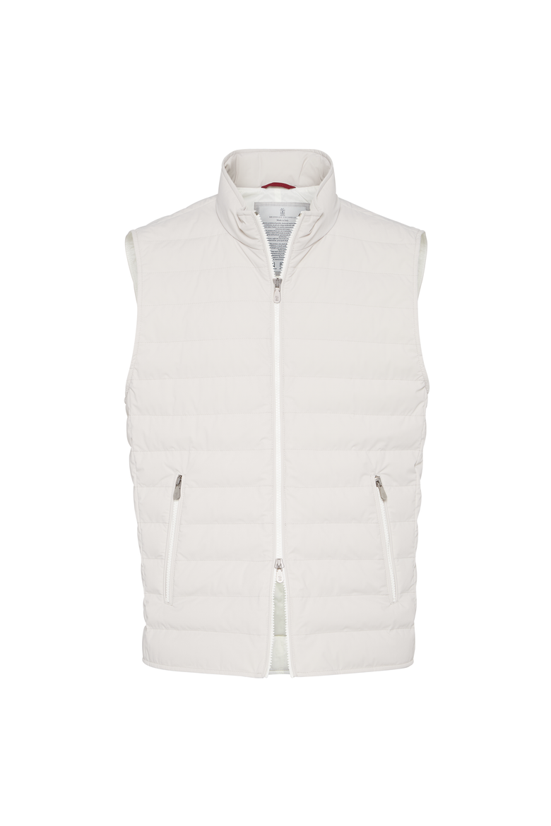 Lightweight down vest, Main, color, Ivory
