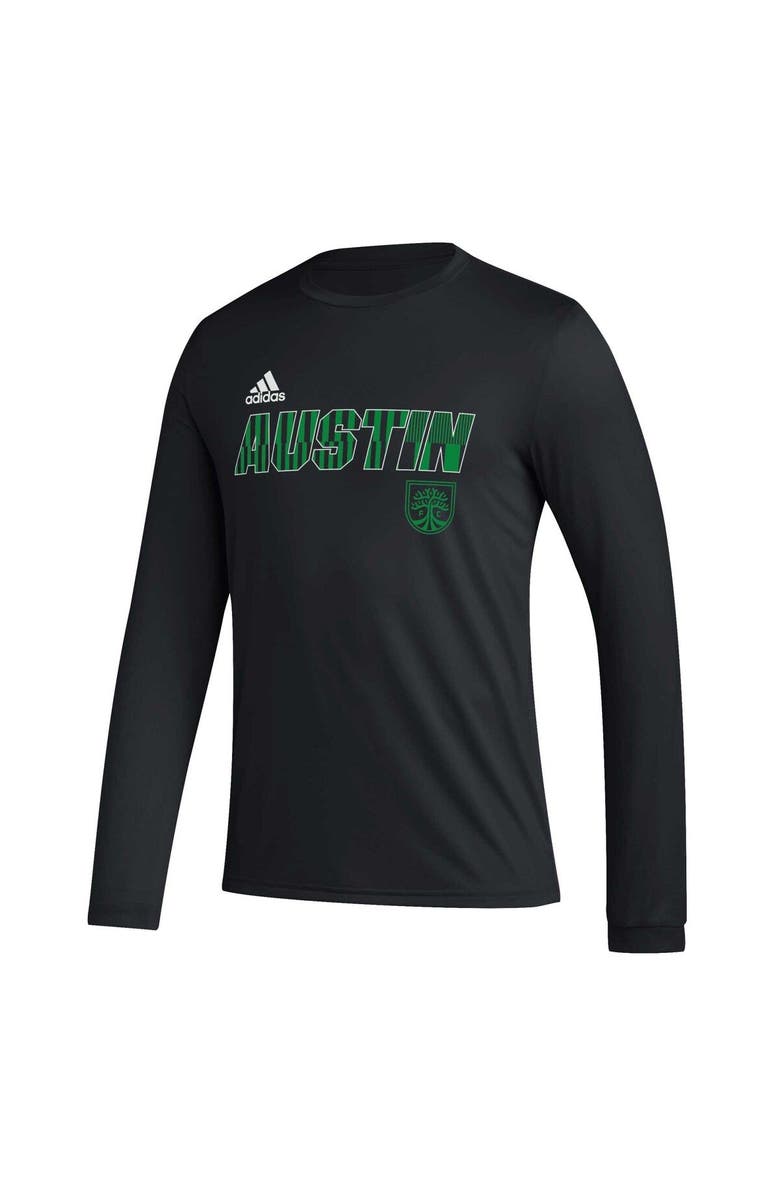 adidas Men's adidas Black Austin FC Jersey Hook AEROREADY Long Sleeve T-Shirt, Alternate, color, 