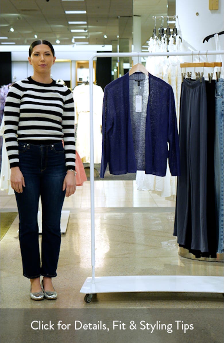 Organic Linen & Cotton Cardigan, sales video thumbnail