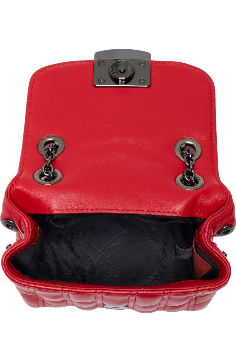 Longchamp Brio Extra Small Leather Shoulder Bag, Alternate, color, Red