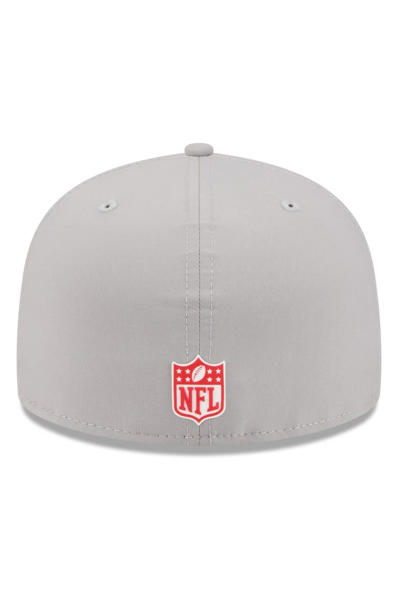 New Era Men's New Era Gray Kansas City Chiefs 2025 Sideline 59FIFTY Fitted Hat, Alternate, color, Gray