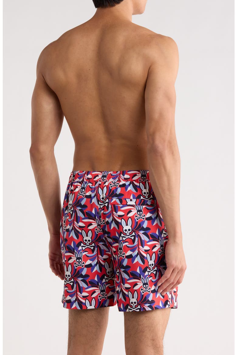 Florian Print Swim Trunks, Alternate, color, BITTERSWEET