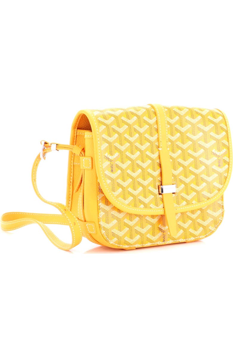 Pre-Owned Goyard Belvedere II Messenger Bag Coated Canvas PM, Alternate, color, Yellow