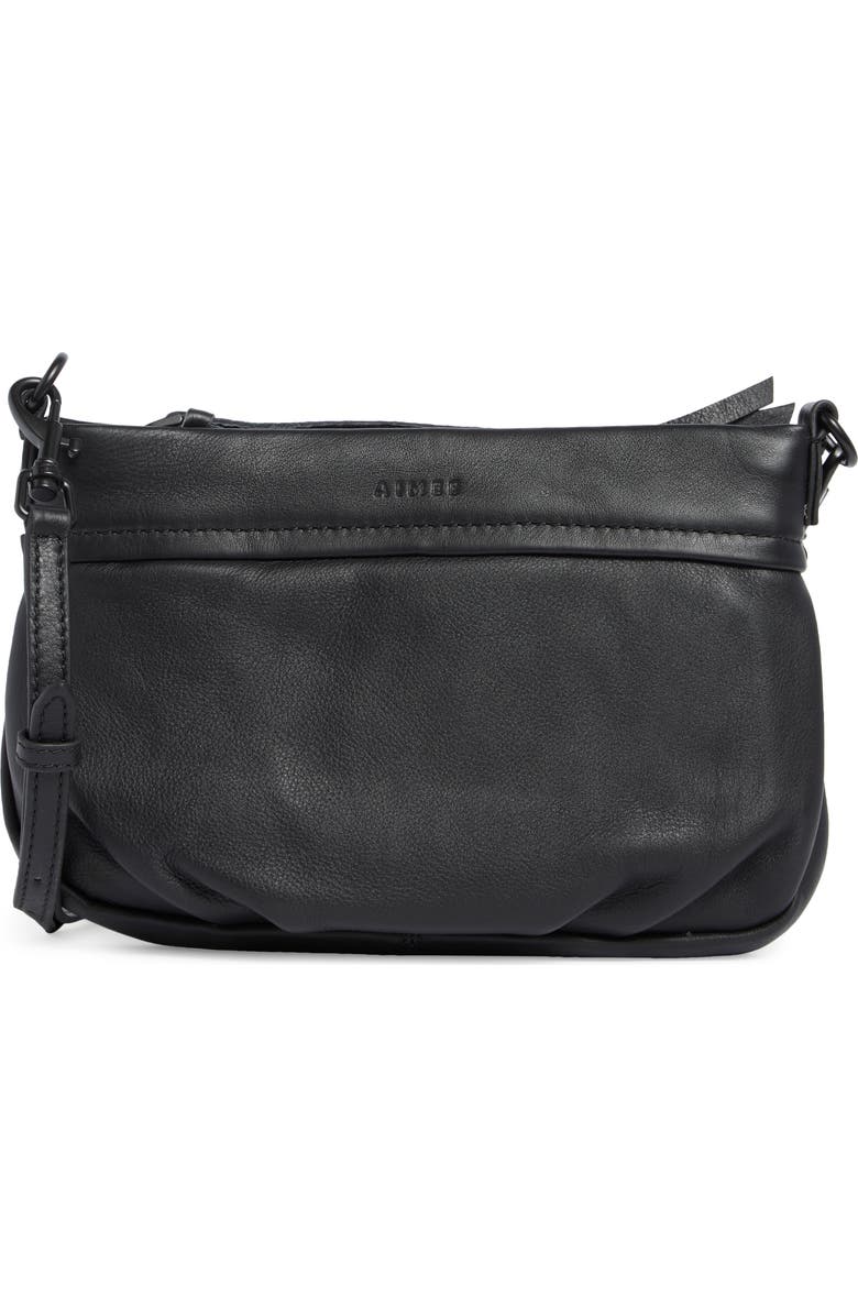 AIMEE Low Key Luxe Crossbody Bag, Main, color, Black