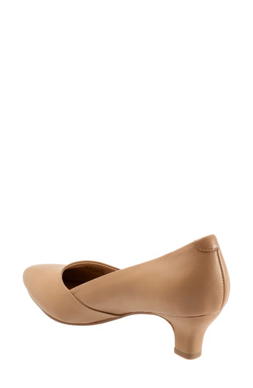 Trotters Kylie Kitten Heel Pump In Beige