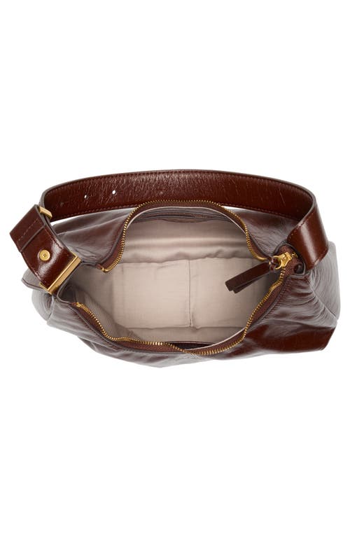 Rag & Bone Hudson Leather Hobo Bag In Brown