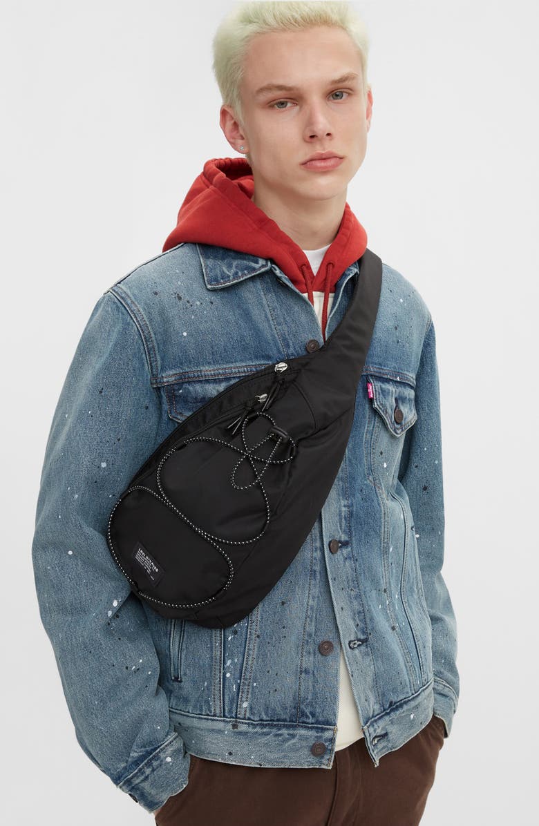 Levi's<sup>®</sup> Paint Splatter Denim Trucker Jacket, Alternate, color,