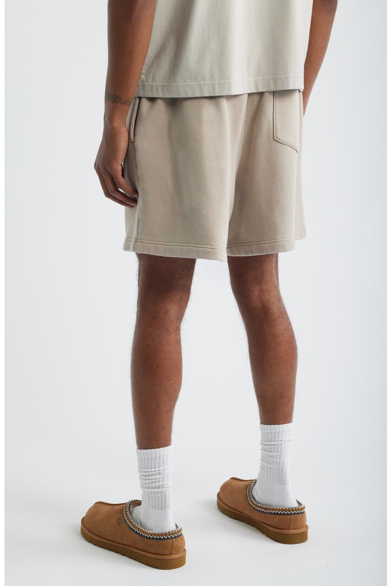 Relaxed Sweat Shorts, Alternate, color, TAN