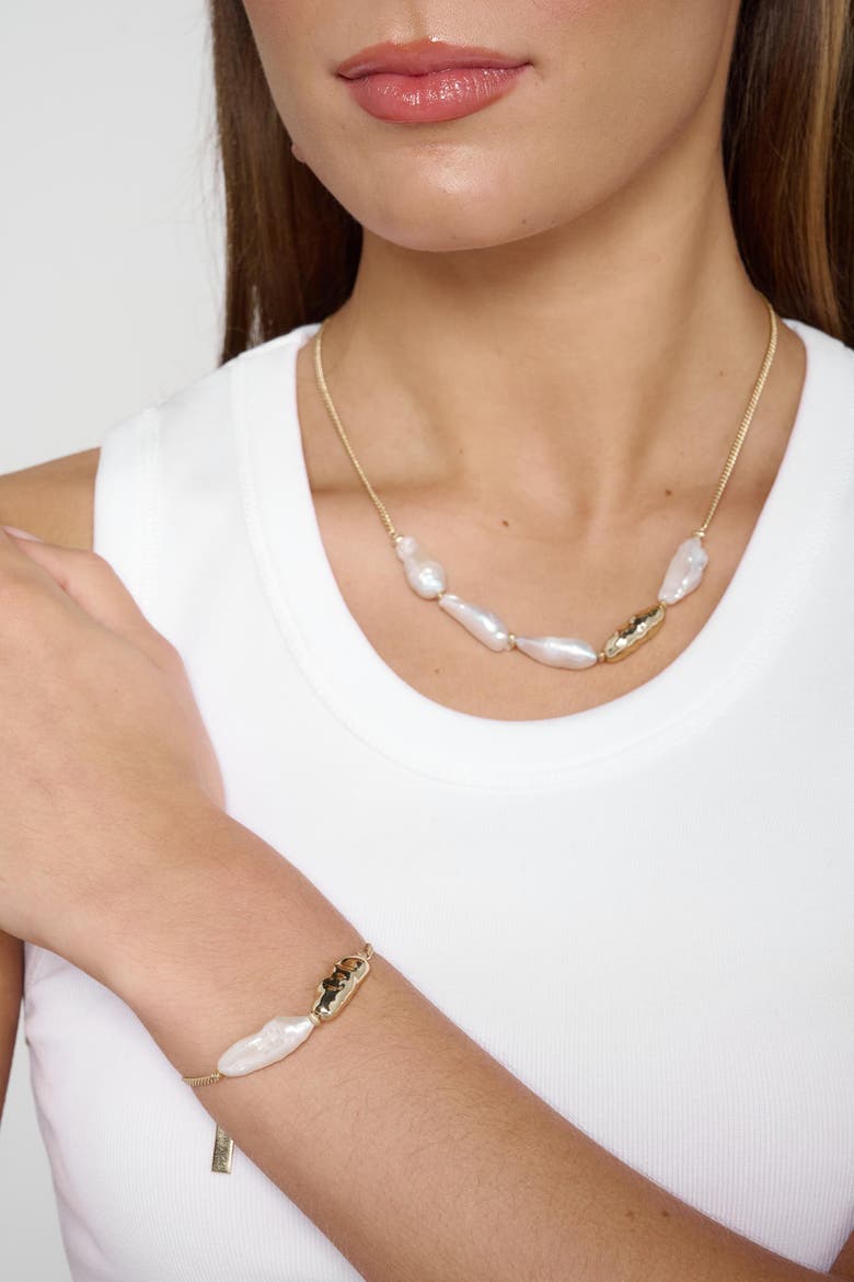 Lustre Bracelet, Alternate, color, Gold