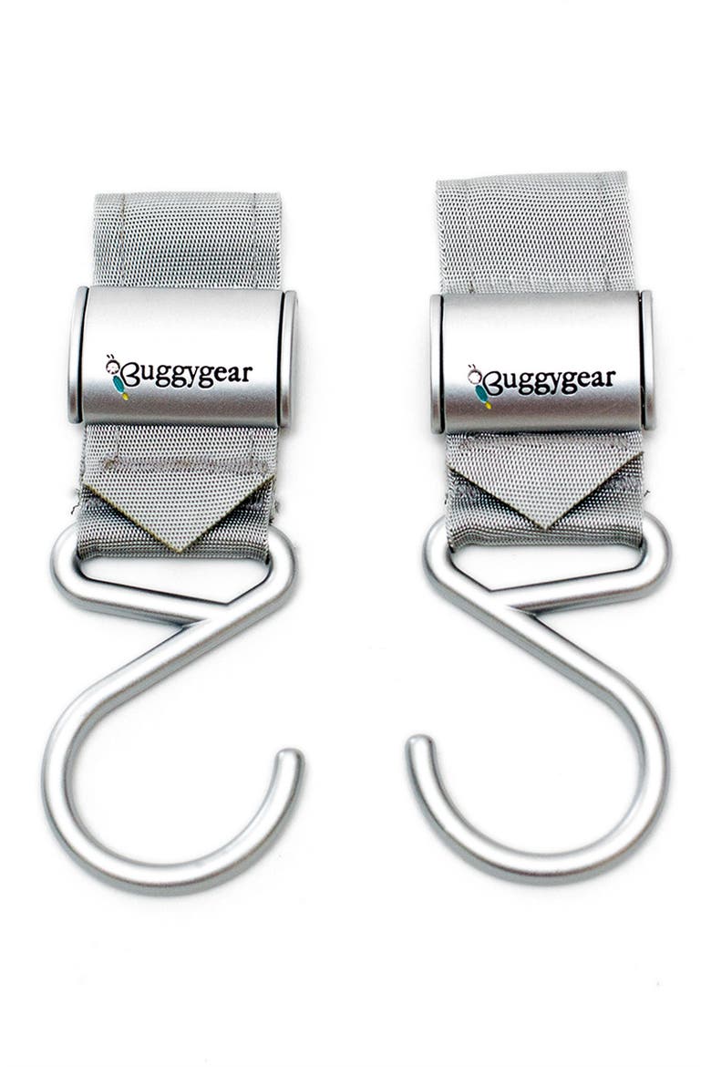 2-Pack Stroller Hooks, Main, color, PLATINUM