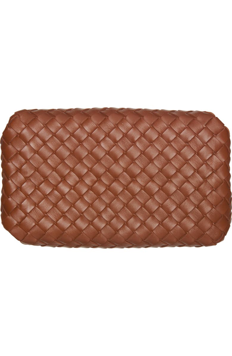 Bottega Veneta Small Parachute Intrecciato Leather Shoulder Bag, Alternate, color, 2387 Tannin-Muse Brass