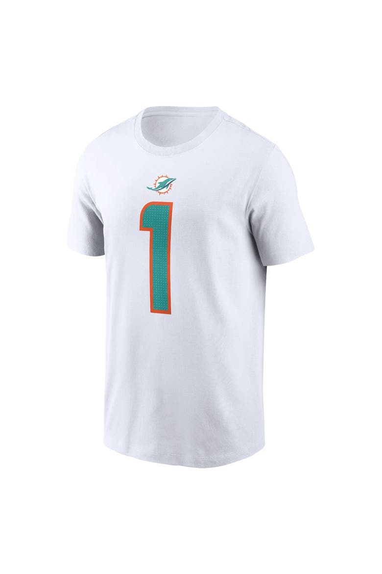 Men's Nike Tua Tagovailoa White Miami Dolphins Player Name & Number T-Shirt, Alternate, color, White