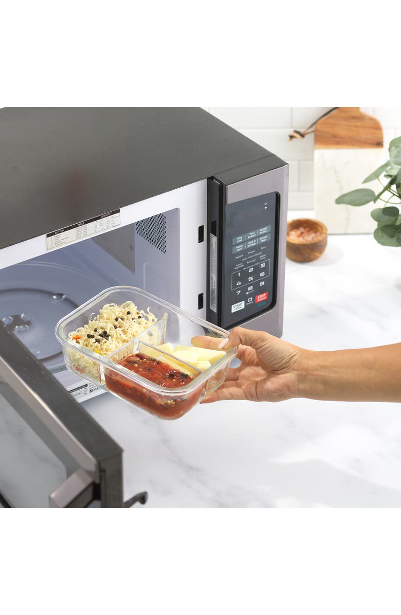 JoyJolt 5-Piece Glass Food Storage Containers with Airtight Lids, Alternate, color, 