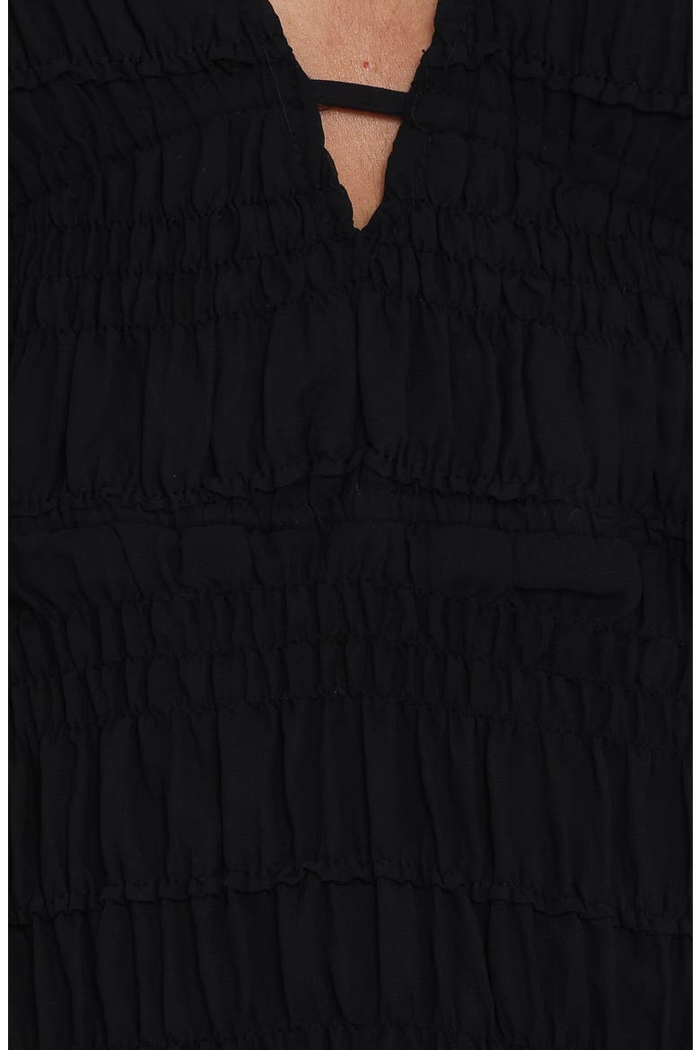 Zafira Textured Halter Top, Alternate, color, BLACK