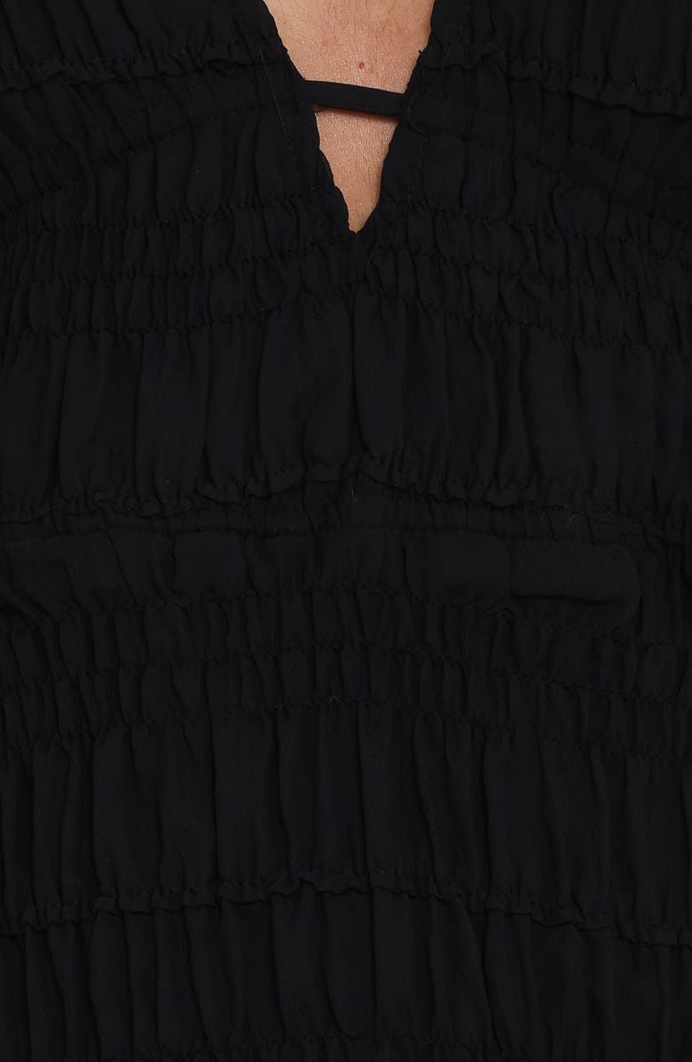 Petal & Pup Zafira Textured Halter Top, Alternate, color, Black