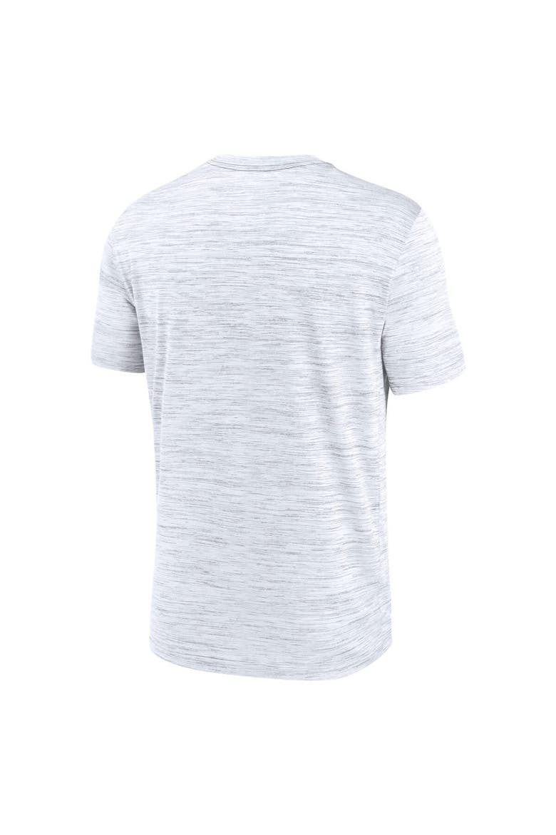 Men's Nike White Alabama Crimson Tide Velocity Stacked Dri-FIT T-Shirt, Alternate, color, White