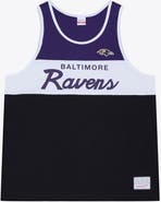 Mitchell & Ness Men's Mitchell & Ness  Black/Purple Baltimore Ravens Head Coach Tank Top