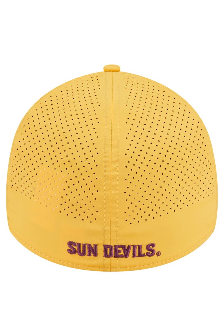 Men's New Era  Gold Arizona State Sun Devils Rope 39THIRTY Flex Hat, Alternate, color, Gold