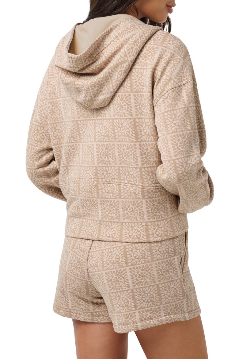 Stellar Cloud Fleece Front Zip Hoodie, Alternate, color, PORTABELLA MULTI