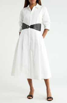 Olson Belted Midi Shirtdress