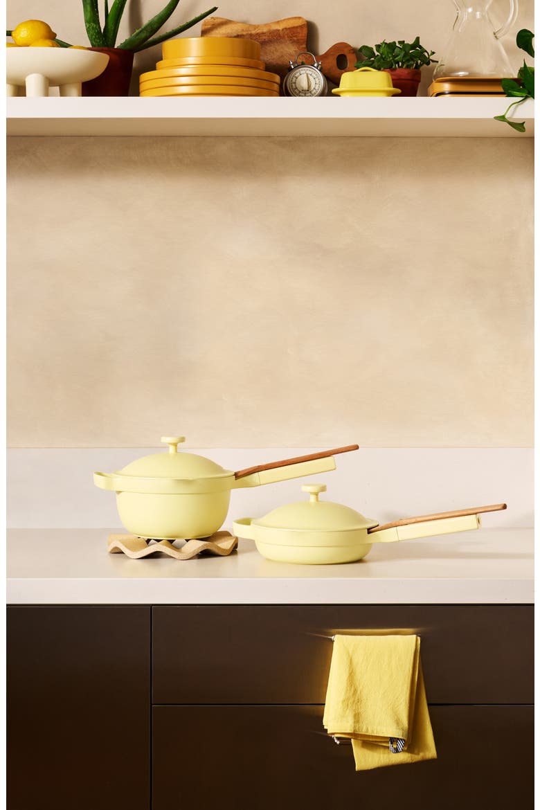 x Molly Baz Mini Cookware Duo, Alternate, color, BUTTER YELLOW