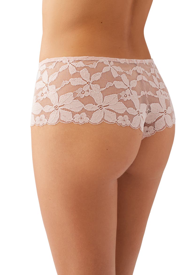 Feeling Famous Tanga, Alternate, color, ROSE SMOKE/ WHITE