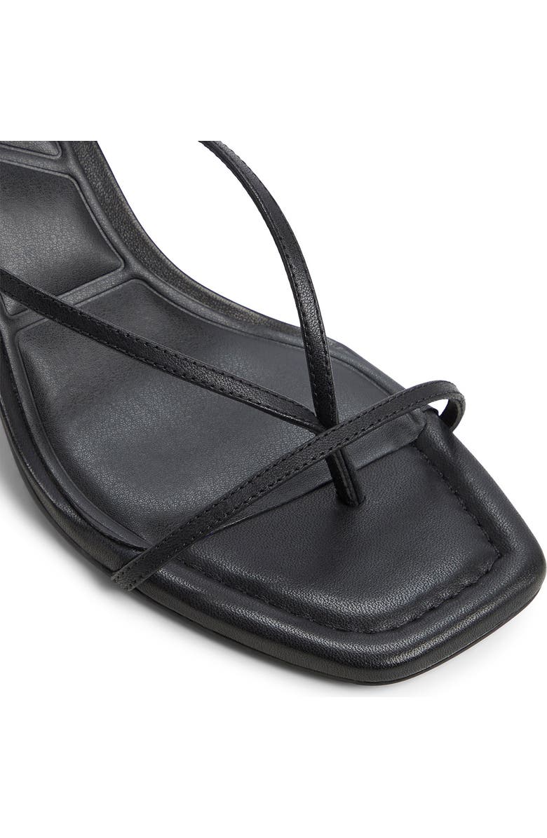 ALDO Dorinda Ankle Strap Sandal, Alternate, color, Black