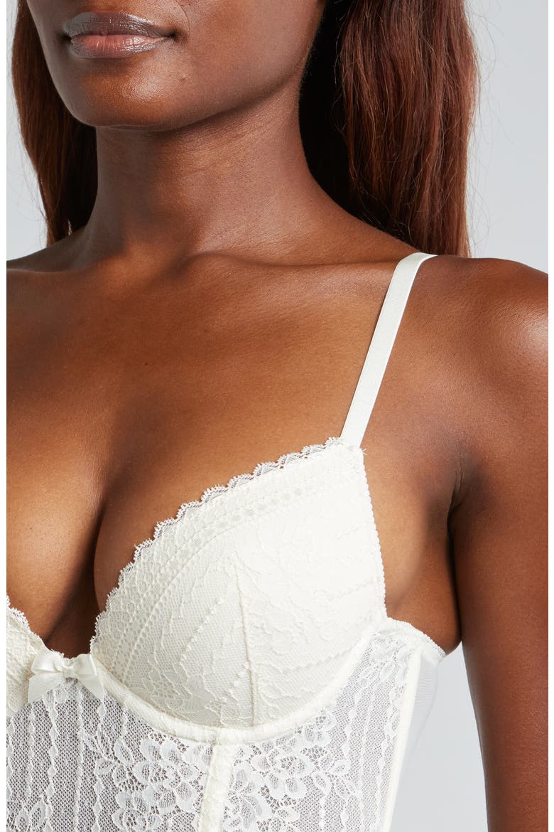 Panama Underwire Basque, Alternate, color, ECRU