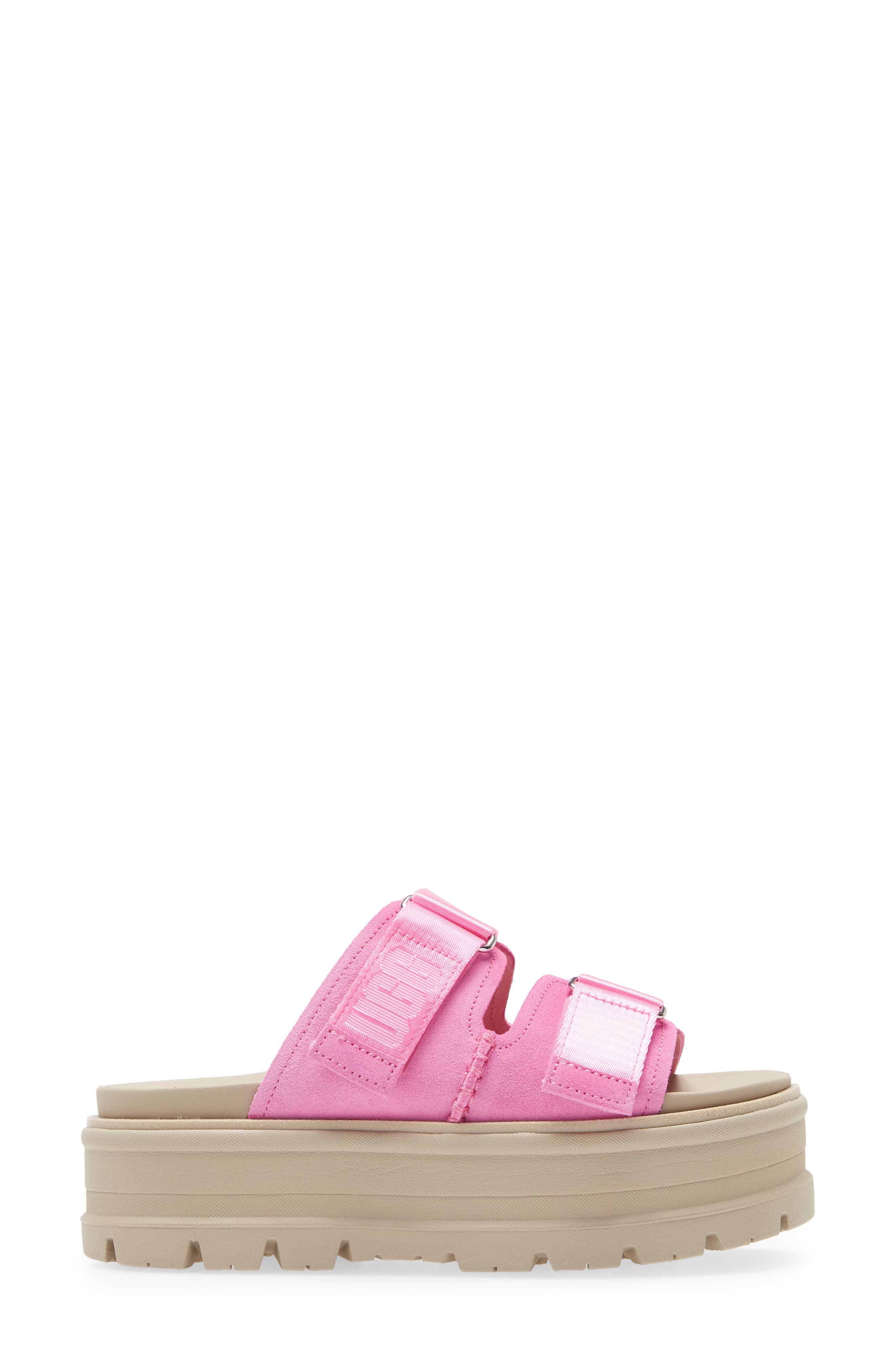Clem Platform Slide Sandal, Alternate, color, PINK BLISS