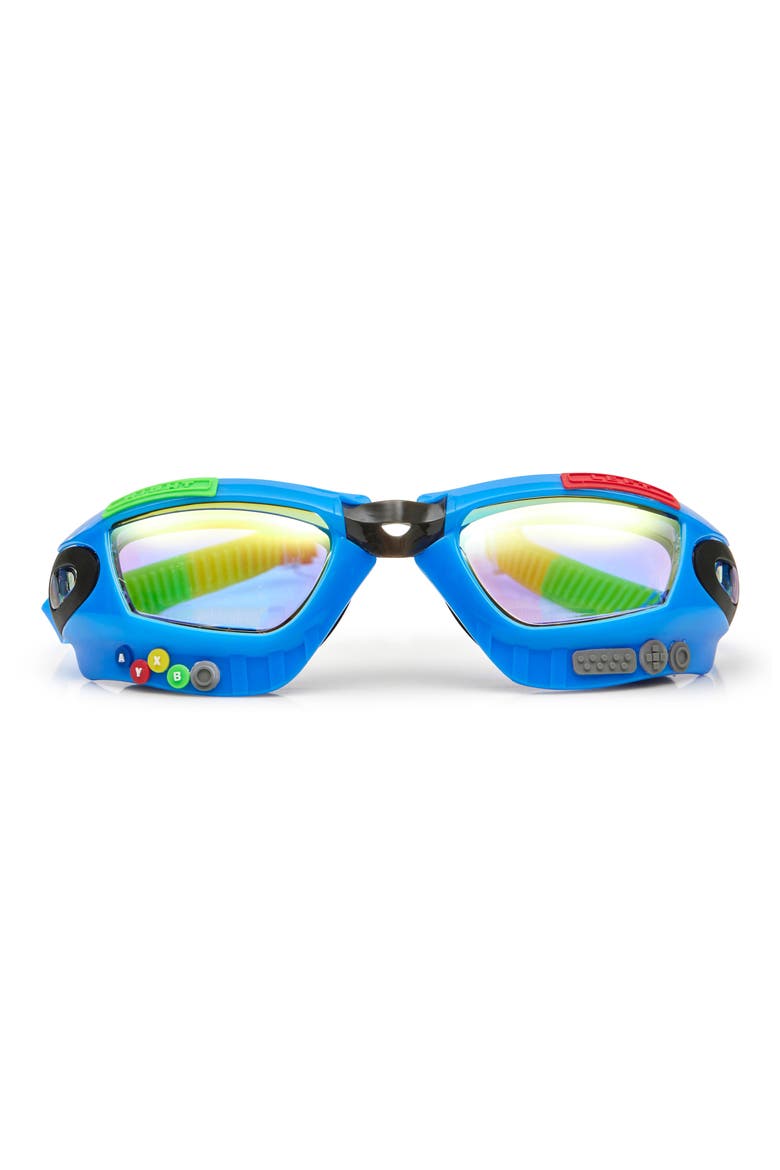 Gaming Swim Goggles, Main, color, BLUE
