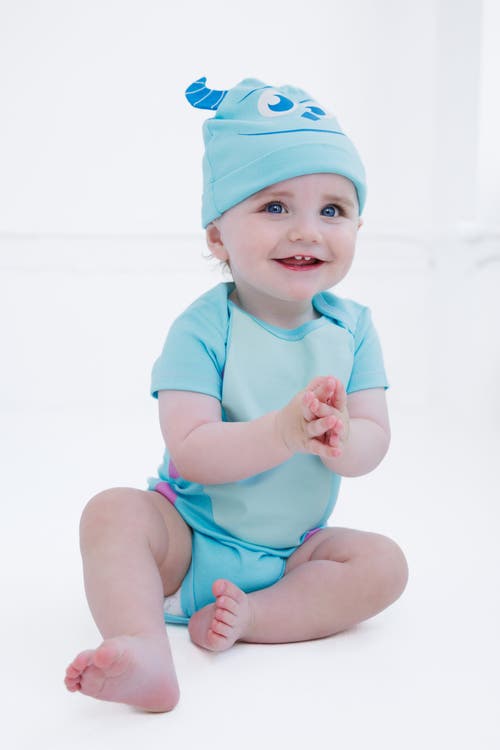 Disney Bodysuit & Hat Set In Blue