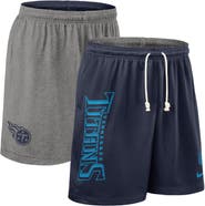 Nike Men's Nike Navy Tennessee Titans Sideline Reversible Performance Shorts