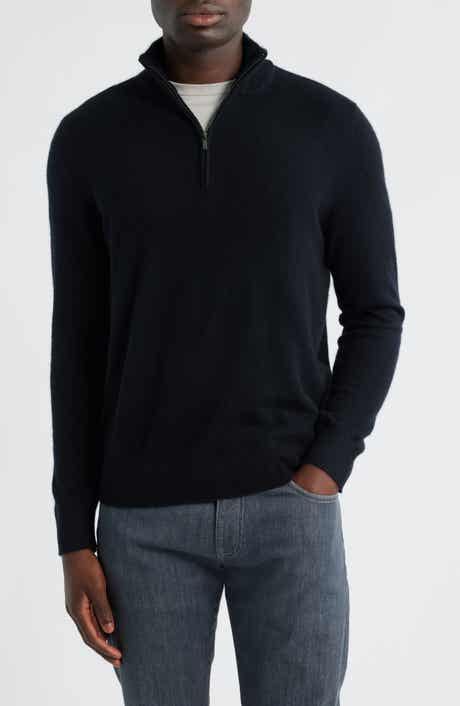 Nordstrom Quarter Zip Cashmere Sweater