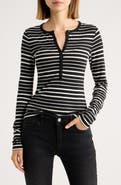 rag & bone The Stripe Henley Top