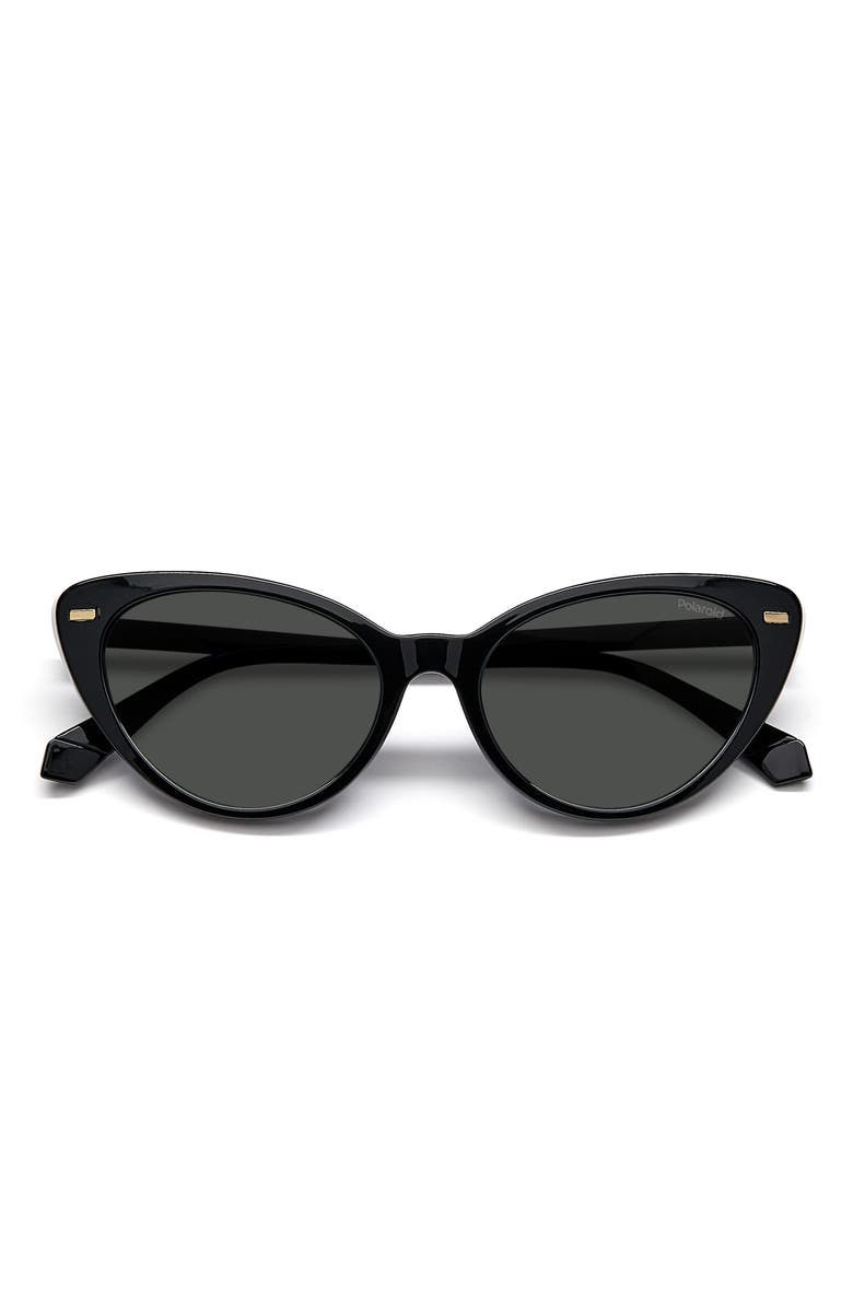 Polaroid 52mm Polarized Cat Eye Sunglasses, Alternate, color, 