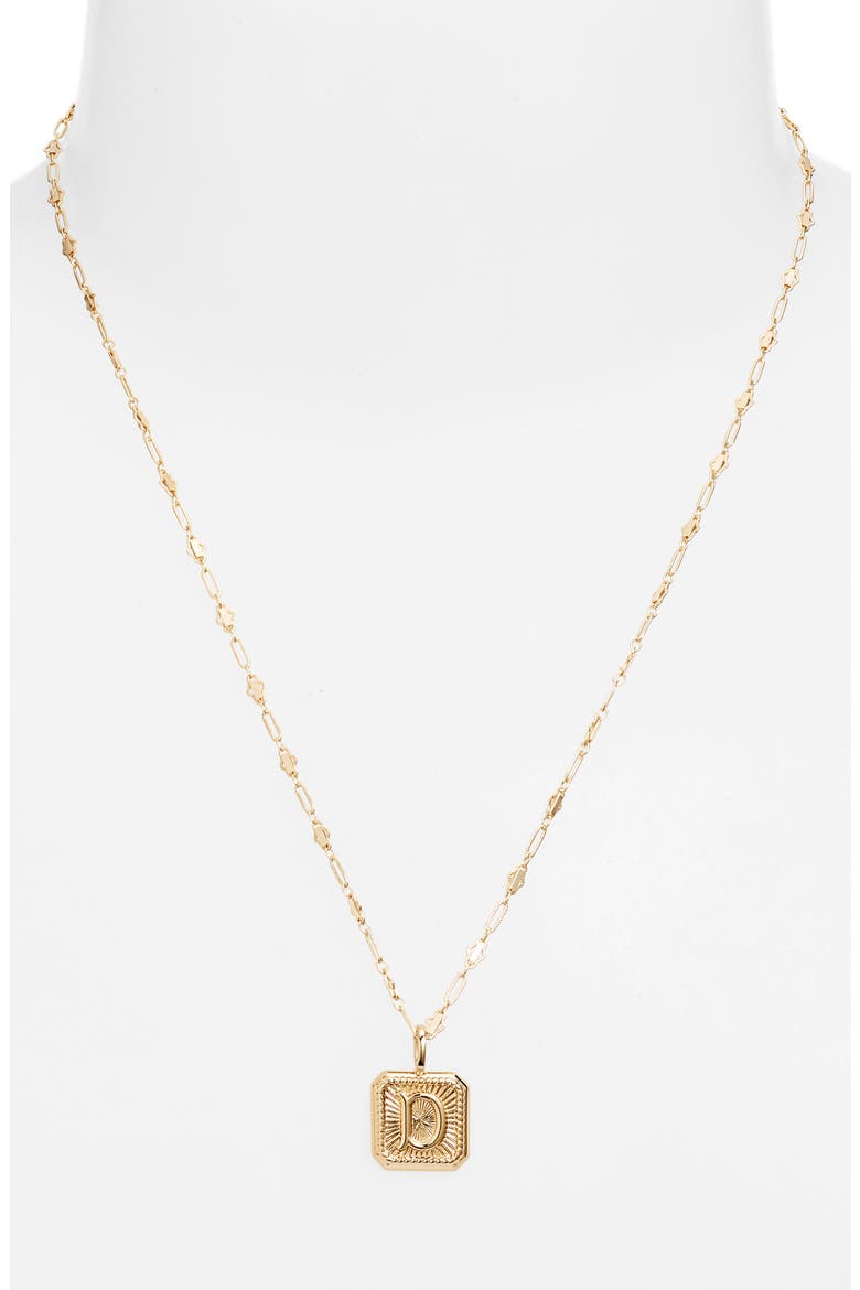 Harlow Initial Pendant Necklace, Alternate, color, GOLD - D